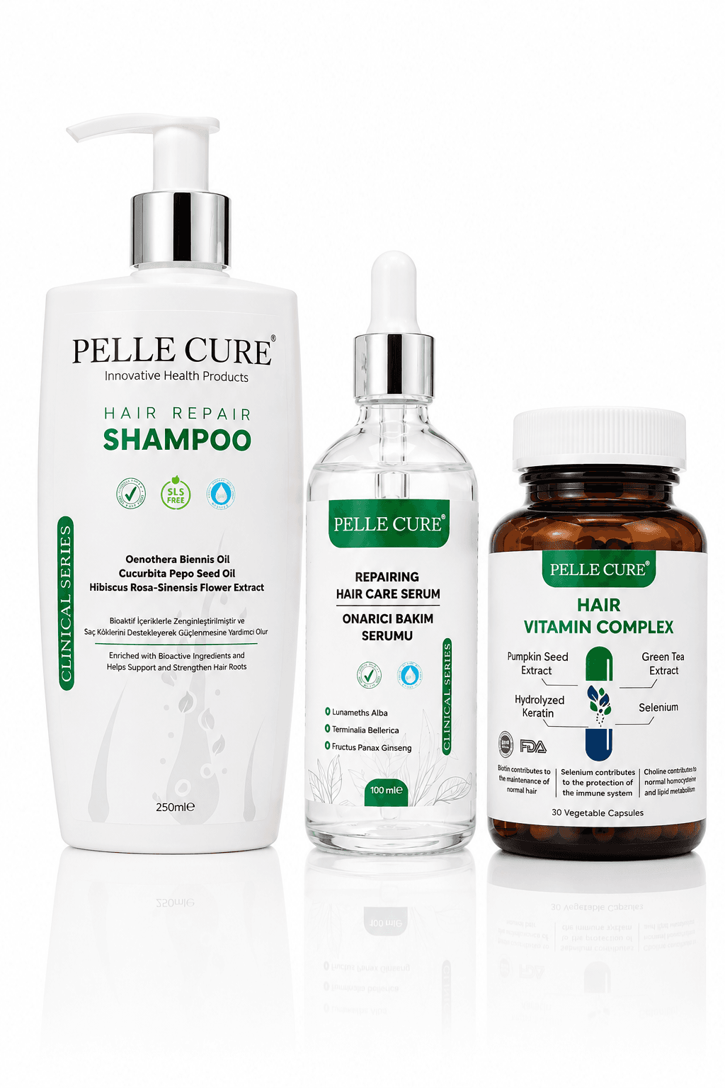 Pellecure hair care set