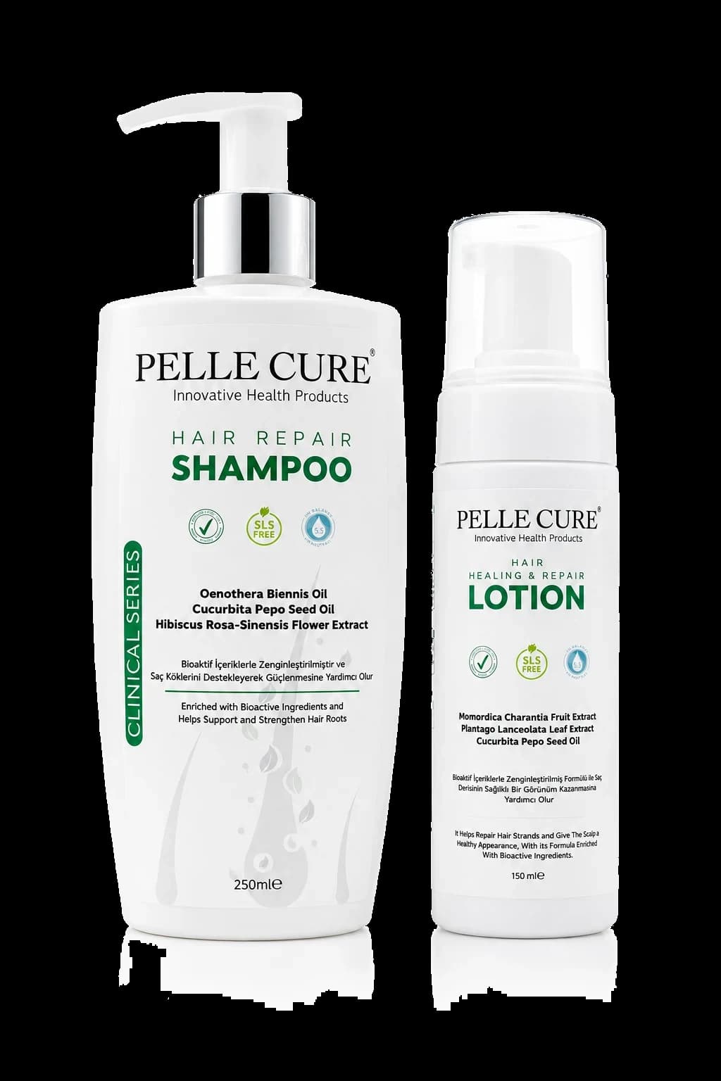 Doppelpack Haarausfall-Shampoo und Haarpflegelotion