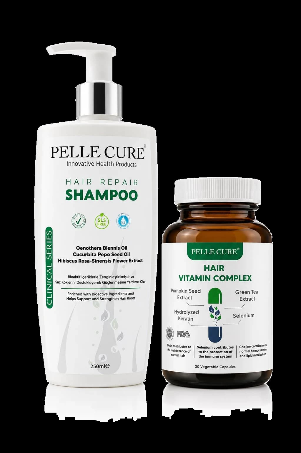 Haarausfall Spezial-Set Shampoo und Vitamin (2-teilig)