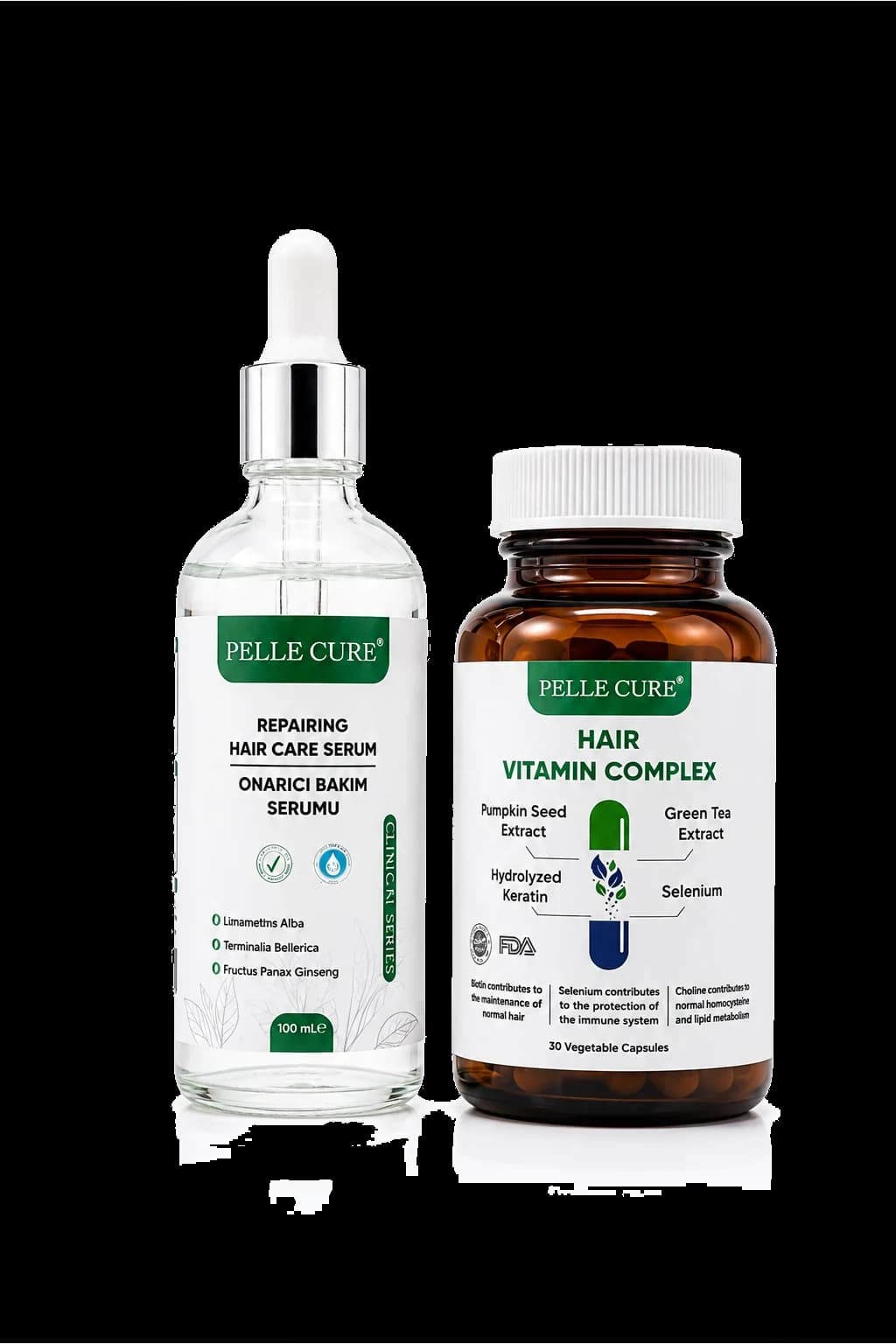 Haarausfall Spezial-Doppelpack Vitamin und Serum