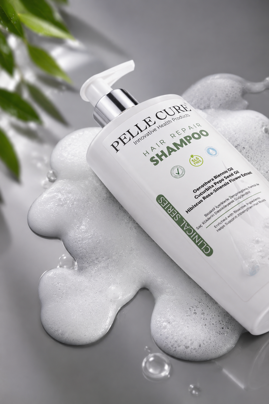 Pellecure shampoo and care foam