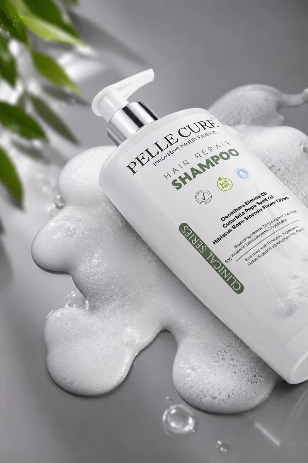 Pellecure shampoo and care foam