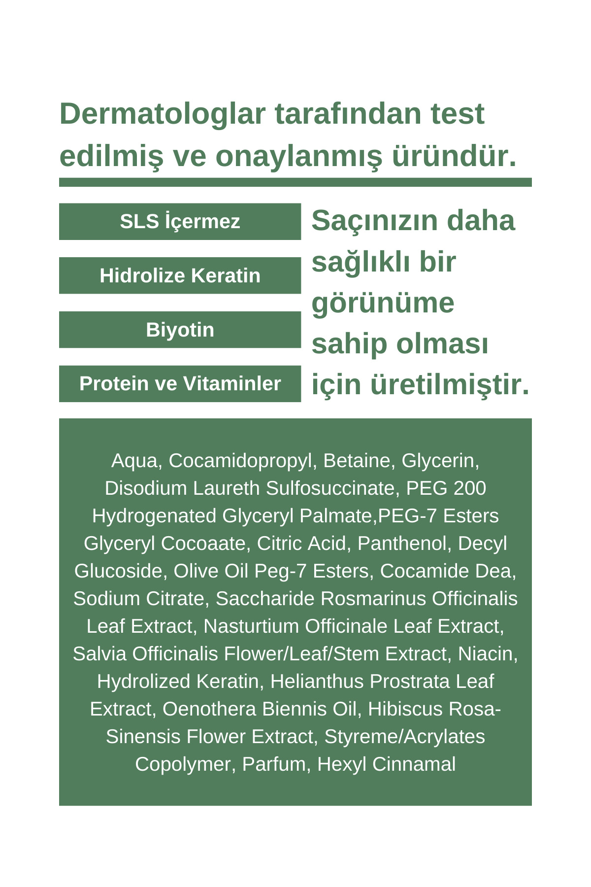 Saç Dökülmesi Engelleyici Şampuan ürün görseli 2
