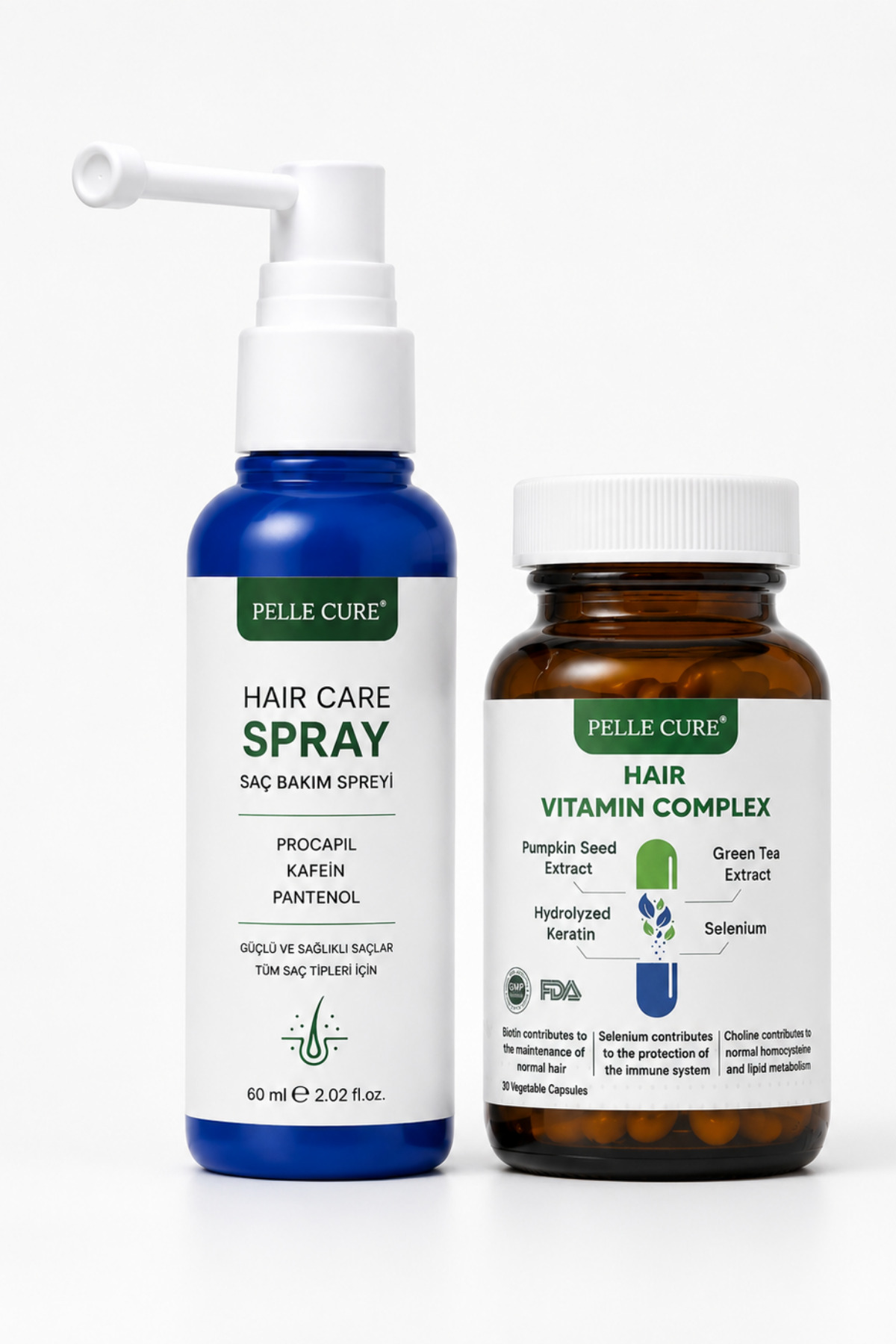 Saç Güçlendirici Özel Vitamin ve Sprey İkili Paket ürün görseli 2