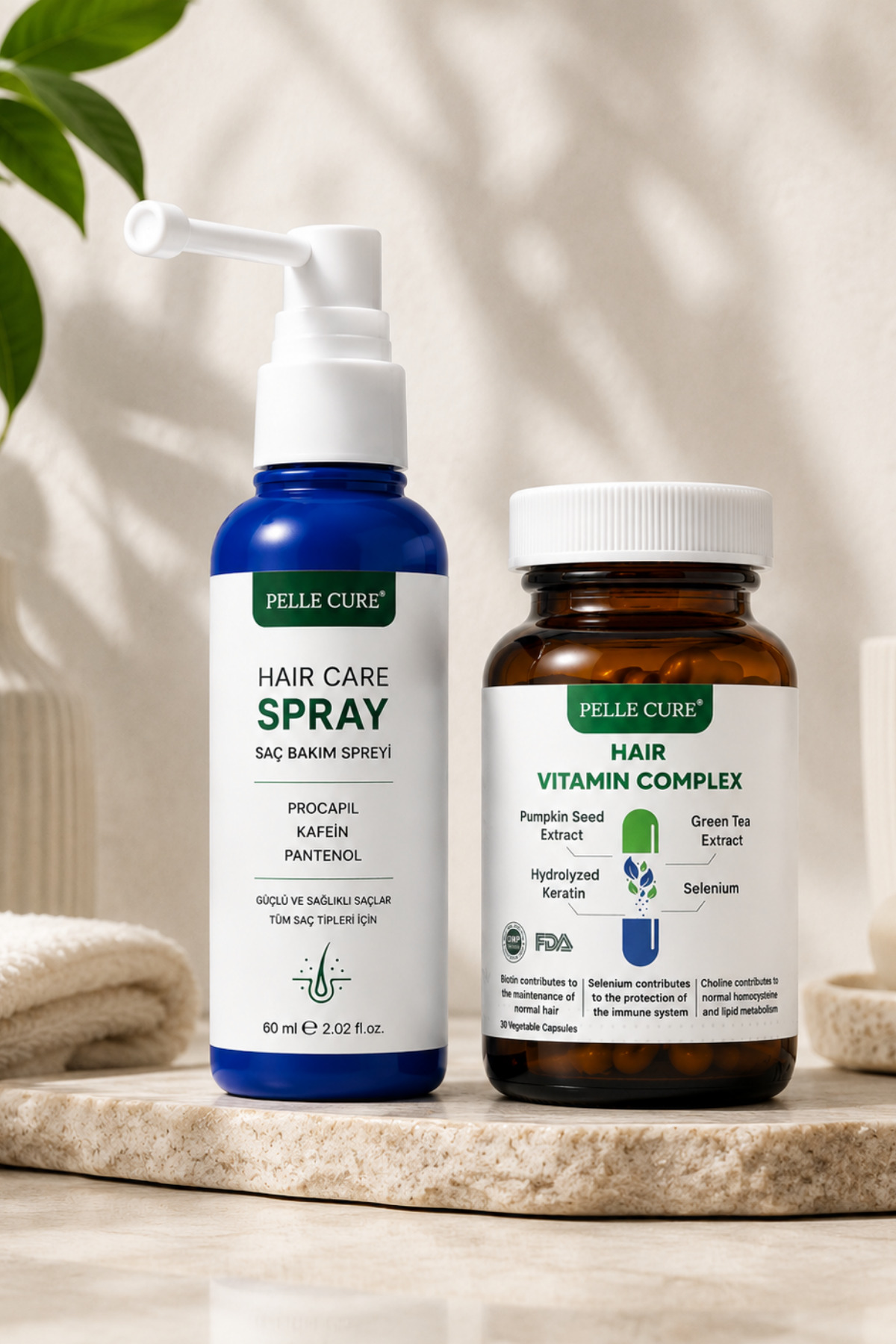 Saç Güçlendirici Özel Vitamin ve Sprey İkili Paket ürün görseli 3
