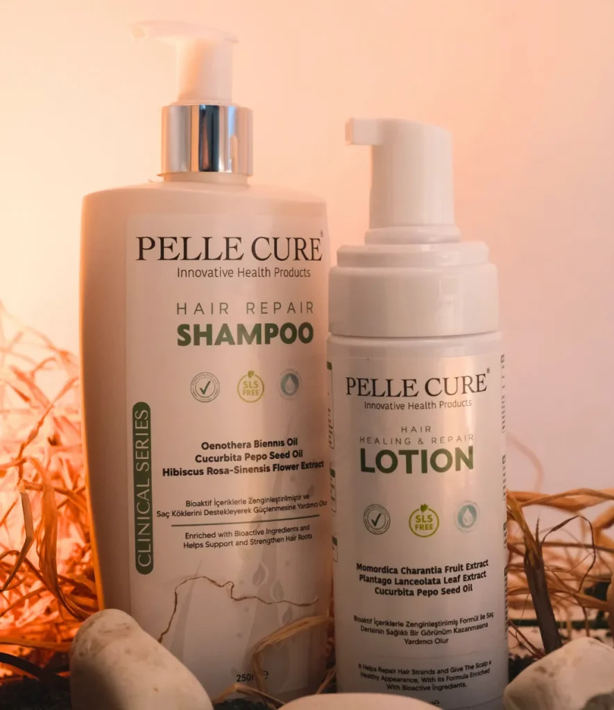 pellecure hair lotion and shampoo